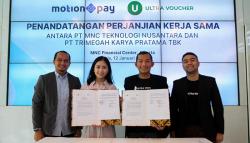 Foto Kerja Sama MotionPay dan Ultra Voucher