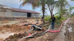 Polisi Tertibkan Tambang Ilegal di Desa Kelabat Bangka Barat, Puluhan Mesin Disita