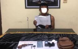 Tenteng Senpi Rakitan, Pengedar Sabu di Merangin Ditangkap