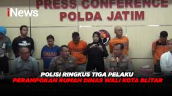 Polisi Ringkus Tiga Pelaku Perampokan Rumah Dinas Wali Kota Blitar