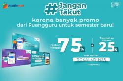 Panik Hadapi Ujian? Les di Ruangguru Aja, Mumpung Ada Diskon hingga 75% di AladinMall!