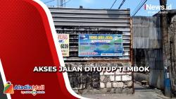 Ribut Sengketa Lahan, Akses Jalan Warga di Kenjeran Ditutup Tembok