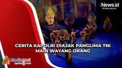 Momen Kapolri Diajak Panglima TNI Main Wayang Orang  Pandawa Boyong, Begini Aksinya