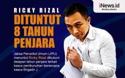 Infografis Ricky Rizal Dituntut 8 Tahun Penjara
