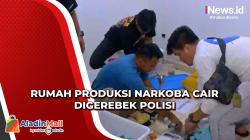 Rumah Produksi Narkoba Cair di Meruya Utara Digerebek Polisi