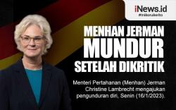 Infografis Menhan Jerman Christine Lambrecht Mundur 