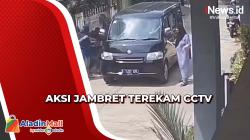 Detik-Detik IRT Dijambret hingga Tersungkur ke Aspal Terekam CCTV