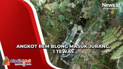 Diduga Rem Blong, Angkot Masuk Jurang Sedalam 40 Meter di Simalungun Tewaskan 1 Orang