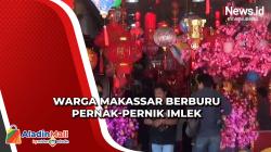 Jelang Imlek, Warga Makassar Berburu Pernak-pernik Imlek untuk Mempercantik Rumah