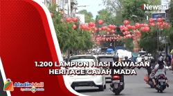 Jadi Magnet Wisman, Ribuan Lampion Hiasi Kawasan Heritage Gajah Mada Denpasar