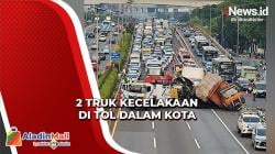 Kecelakaan Truk di Depan Kemenaker, Jalanan Macet