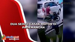 Nekat! Cewek Berhijab dan Pacarnya Gasak Motor Warga di Pademangan