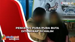 Modus Pura-Pura Buta, Sepasang Pengemis Ditangkap di Halim, Sehari Kumpulkan Rp450.000