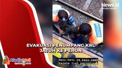 Penumpang KRL Jatuh ke Celah Peron di Stasiun Sudirman, Petugas Langsung Evakuasi