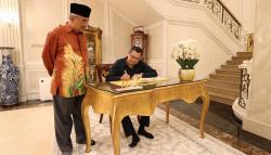 HT Disambut Sultan Melaka, Perkuat Hubungan Indonesia-Malaysia