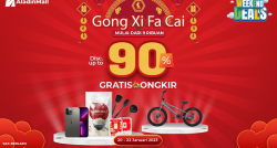 Mulai Besok, Jangan Sampai Ketinggalan Berburu Promo Imlek Diskon s.d 90% + Gratis Ongkir!
