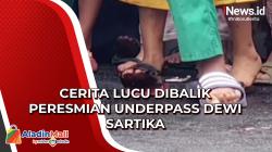 Momen Lucu Dibalik Peresmian Underpass Dewi Sartika Depok yang Diresmikan Ridwan Kamil<