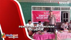 Cegah Tawuran Remaja, Polres Metro Depok Gelar Jumat Curhat<