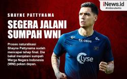 Infografis Shayne Pattynama Ambil Sumpah Jadi WNI Pekan Depan