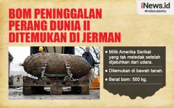 Infografis Bom Peninggalan Perang Dunia II Ditemukan, Ribuan Orang Diungsikan