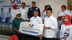 Dapat Gerobak Gratis dari Perindo, Udin: Terima Kasih Pak Hary Tanoesoedibjo