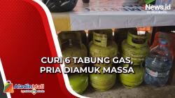 Tepergok Curi 6 Tabung Gas, Pria Diamuk Massa di Jagakarsa