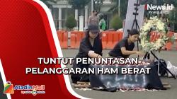 16 Tahun Aksi Kamisan, Aktivis Tuntut Pemerintah Tuntaskan Kasus Kasus Pelanggaran HAM Berat
