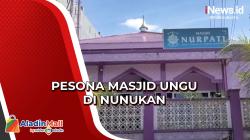 Unik! Masjid Ungu di Nunukan jadi Daya Tarik Wisatawan