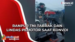 Kronologi Ranpur TNI Tabrak dan Lindas Pemotor hingga Tewas saat Konvoi di Purwakarta