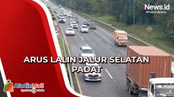 Jelang Libur Imlek, Arus Lalin Jalur Selatan dan Tol Purbaleunyi Dipadati Kendaraan Pribadi