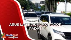 Arus Lalu Lintas Menuju Puncak Bogor Ramai, Petugas Berlakukan Ganjil Genap
