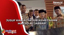 Megahnya Masjid Al Jabbar, Ridwan Kamil Ajak Jusuf Kalla Keliling<