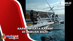 Viral Detik-Detik Kapal Wisata Karam di Labuan Bajo, 8 Wisatawan Asing Luka