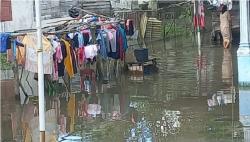 Banjir Rob Terjang Sungailiat, 300 Rumah Terdampak