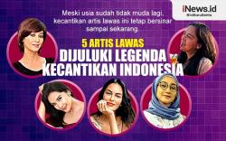 Infografis 5 Artis Lawas Dijuluki Legenda Kecantikan Indonesia