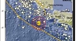 Gempa Terkini M4,3 Guncang Sumur Banten, Kedalaman 10 Km
