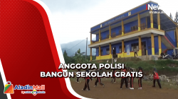 Anggota Polisi di Sukabumi Bangun Sekolah Gratis untuk Anak Kurang Mampu