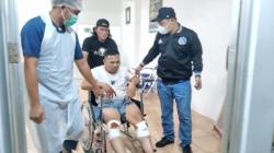 Dor! Pembobol Rumah Perwira Polri di Bandarlampung Ambruk Ditembak Polisi <