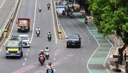 Suasana Lengang Jalan Ibu Kota saat Libur Cuti Bersama Imlek 2023
