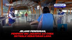  Pemprov DKI Jakarta Uji Coba Skywalk Kebayoran Lama
