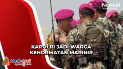 Kapolri Disematkan Jadi Warga Kehormatan Marinir, Soliditas TNI-Polri Makin Kokoh