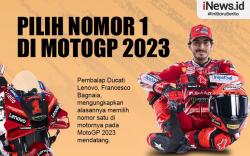 Infografis Francesco Bagnaia Pilih Nomor 1 di MotoGP 2023
