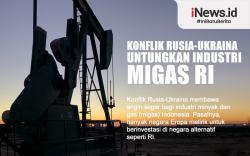 Infografis Konflik Rusia-Ukraina Untungkan Industri Migas RI