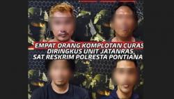Komplotan Rampok Bersenjata Tajam di Pontianak Dibekuk!<