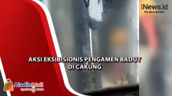 Terekam CCTV, Pengamen Badut Nekat Lakukan Aksi Eksibisionis di Permukiman Padat Penduduk 