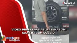 Lepas Pelat Dinas TNI saat Isi BBM Subsidi, Pria Ini Ternyata Anak Pensiunan Anggota TNI AD