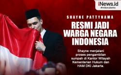 Infografis Shayne Pattynama Resmi Jadi Warga Negara Indonesia