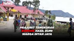 Prajurit Tengkorak Borong Hasil Bumi Warga Intan Jaya Papua