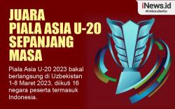 Infografis Daftar Juara Piala Asia U-20 Sepanjang Masa