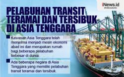 Infografis 4 Negara di Asia Tenggara yang Memiliki Pelabuhan Transit Teramai dan Tersibuk